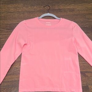 Woman Pink Long Sleeve Shirt
